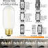 Leools E26 LED Bulb 6W Equivalent e26 led Bulb 60 Watt Dimmable Daylight 4000K Frosted Glass E26 Edison Bulb AC120V 600lm Tubular T14 T45 LED Bulb...
