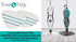 True & Tidy, Extra Thick Mop Pad Pack Refill for STM-500, STM-700, and STM-700A Steam Mops, Fits Other Steam Mops, Machine Washable up to 100x, 12...