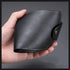 Men Wallet with Clip Black PU Material 3 Credit Card Holder 2 Money Pockets 1 Clear Window Suitable for Men Women Gifts without RFID Slim Small Wa...