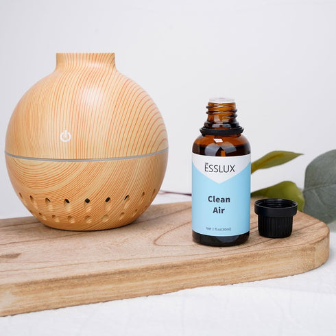 Clean Air Fragrance Oil - ESSLUX Aromatherapy Essential Scented Oils for Diffuser, Massage, Soap, Candle Making Scents, Perfume, Home Fragrance, 3...