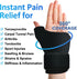Wrist Ice Pack Wrap, Soft Gel Cold Pack Wrap for Wrist & Thumb Pain Relief, Reusable Hot & Cold Therapy for Injuries,Arthritis,Tendonitis,Carpal T...