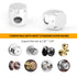 Door Knob Safety Cover, 4 Pack Baby Safety Door Handle Cover, Screw Thread Design, Reusable, Reliable Solution to Prevent Kids from Popping Off Th...