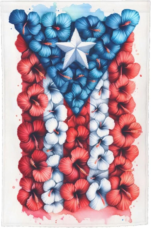 Puerto Rico Flag 12 X 18 inch Double Side Vertical Garden Flag Indoor Outdoor Perfect Decoration...