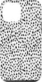iPhone 12 Pro Max Dalmatian Animal Print Black And White Black White Case...