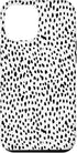 iPhone 12 Pro Max Dalmatian Animal Print Black And White Black White Case...