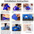 35mm Concealed Hinge Jig kit, Woodworking Tool Drill Bits, Hinge Drilling Hole Router Jig Hardware Template Guide Woodworking Tools for Face Frame...