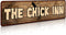 Rustic Metal "The Chick Inn" Tin Sign Art Wall Decor Funny Outdoor Garden Farm Signs, Chicken Gifts Coops Farmhouse Decor Hen House 4" by 16"...