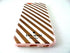 Kate Spade Flexible Hardshell Case for Iphone 6/6s - Rose Gold Diagonal Stripe...