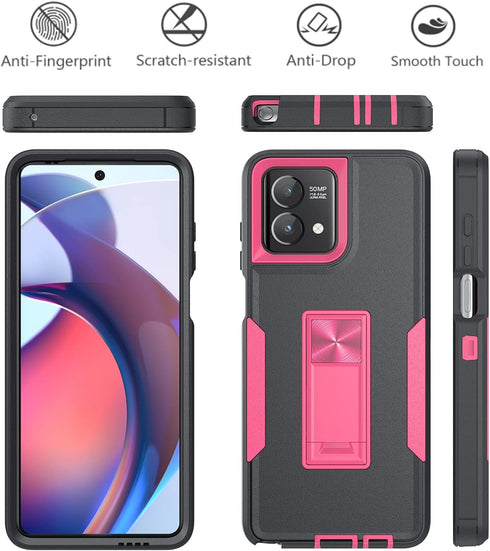 Protecive Case for Motorola G Stylus 5g (2023), Compatible with Moto G Stylus 5g 2023, Phone Cover with Magnetic Kickstand Car Mount, Shockproof H...