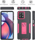 Protecive Case for Motorola G Stylus 5g (2023), Compatible with Moto G Stylus 5g 2023, Phone Cover with Magnetic Kickstand Car Mount, Shockproof H...