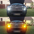 PHINLION Super Bright White Amber Dual Color Switchback 1157 2057 2357 7528 LED Bulbs with Projector for Car Front Turn Signal Parking Lights...