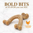 Nylabone Gourmet Style Strong Chew Wishbone Dog Chew Toy, Chicken Flavor, Small/Regular (1 Count)...