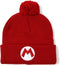 Super Mario Bros Mario Red Knit Hat Beanie - Nintendo Super Mario Toys...
