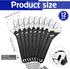 Chumia 12 Pieces Adjustable Hand Wrench Black Spanner Wrench Size Adjustable Spanner Hand Knurl Tool Adjustable Wrench Wide Jaw Wrench Repair Hand...