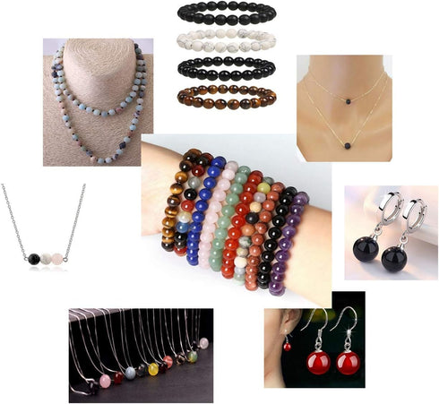 Natural Stone Beads 100pcs 10mm Green Aventurine Round Genuine Stone Beading Loose Gemstone Hole 1mm DIY Charm Smooth Beads for Bracelet Necklace ...