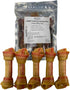DOGCHEWZ™ Rawhide Free Knotted Bone Peanut Butter Small Dog Chew Treats 5" (5 Ct/Bag) - Chicken Flavor - Gluten Free...