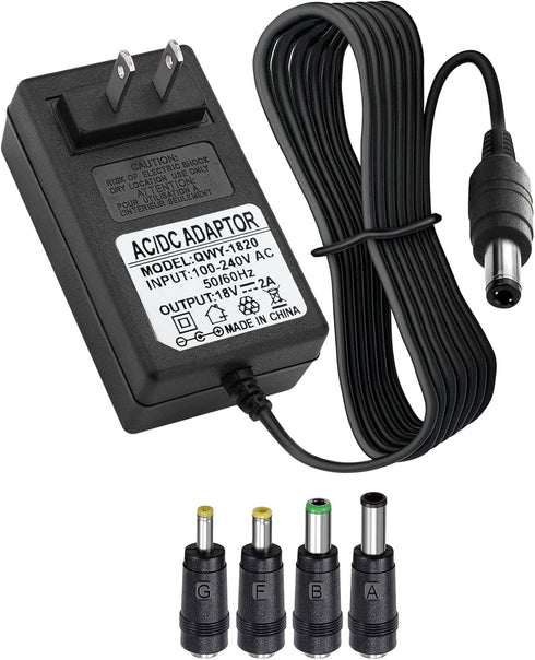 18V DC Adapter Charger Compatible for Altec Lansing mix 2.0 Rockbox XL IMW999, Altec Lansing IMW889 Bluetooth Speakers, Brookstone Big Blue Studio...