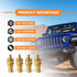 4 PCS Car Air Tire Deflators Kit, Preset Tire Deflator Kit 6-30 PSI Air Down Tire Deflators Offroad Accessories for Car Truck Motorcycle and ATV T...