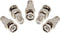 Boobrie F-Type to BNC Coax Adapter - BNC/F Female Coaxial Cable Connector - RG6/59/58/SDI/HD SDI (5 Pack) for CCTV Camera, Satellite Scanner...