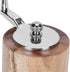 Wooden Salt Pepper Grinder, Manual Peppercorn Spices Mill Refillable Classic Grinding Chili Herbs Crusher Tool with Long Crank Shaker Tableware Gi...