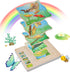 Wooden Puzzles for Kids Ages 4-8, 5 Layers Life Cycle of a Butterfly Montessori Jigsaw Puzzle for Kids, Children Preschool Learning Educational Pu...