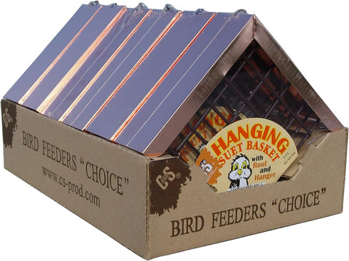 C&S Hanging Suet Basket w/Roof 14.4 Ounces...