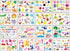DIYASY 20 Pcs Drawing Stencils Set for Kids,Large Plastic Stencil Kit 300+ Patterns Drawing Templates for Girls & Boys Gift...