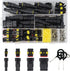 352Pcs 26 Kits Waterproof Automotive Wire Connectors Kit 1/2/3/4/ Pin Automotive Electrical Connectors Male and Female Wiring Connectors Kit 22-16...