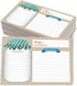 Neatz Mason Jar Recipe Cards - 50 Double Sided Cards, 4x6 inches. Thick Card Stock...