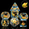 Fish DND Dice, DNDND 7PCS Resin Dice Set with Velvet Bag for Dungeons and Dragons D&D Role Playing Games and Tabletop Games ?Fish DND Dice Set...