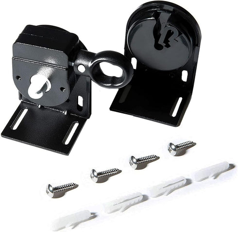 Crodless Bracket,Universal Replacement Installation Accessories for Indoor/Outdoor Sunshade and Roller Blinds(Black)...