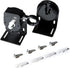 Crodless Bracket,Universal Replacement Installation Accessories for Indoor/Outdoor Sunshade and Roller Blinds(Black)...