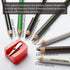 Pasler Pencils Sharpener & Point Protectors Set Ideal for Charcoal,Pastel,Graphite,Eyebrow Pencil and All Soft core Artist Pencils....