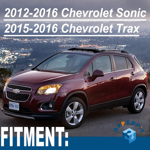 APPERFiT Automatic Shift Shifter Knob Kit Compatible with Chevy Sonic 2012-2016, Chevy Trax 2015-2016 Replaces 42539736 42423234 95393161...