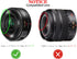 37mm Lens Cap Cover for Olympus M.Zuiko Digital ED 14-42mm f3.5-5.6 II R/f3.5-5.6 EZ(Not for f3.5-5.6) 45mm f/1.8,Panasonic Lumix 12-32mm f/3.5-5....