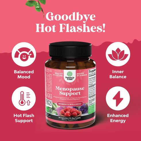 Complete Herbal Menopause Supplement for Women - Multibenefit Menopause Relief Hormone Balance for Women for Night Sweats Mood and More with Dong ...