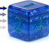 Gake Keeper Games & Dice: Sui Generis Dice - Astral Dragon - Indigo - 7 pc Resin Dice Set, Holographic Glitter, 4 Layers, Role Playing Games Acces...
