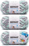 Bernat Yarn Pipsqueak Yarn, 3.5 Oz, 3-Pack Bundle with Bella's Crafts Stitch Markers (Seaspray)......