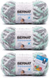 Bernat Yarn Pipsqueak Yarn, 3.5 Oz, 3-Pack Bundle with Bella's Crafts Stitch Markers (Seaspray)......