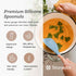 Starpack 'The All Rounder' XL Premium Silicone Spoonula Spatulas - Up to 600°F Heat Resistant Spatula Spoons - Best Silicone Spoonulas - Rubber Sp...