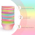Standard Cupcake Liners 400 Count Colorful Paper Baking Cups Disposable Cupcake Wrappers for Wedding and Party Baking Supplies (Gradient Color)...