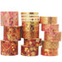 YUBBAEX Splendid Gold Washi Tape Set Embroidery Pattern Foil Decorative Tapes for Arts, DIY Crafts, Journal Supplies, Planners, Scrapbook, Gift Wr...