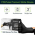 FifthPulse Black Nitrile Medical Gloves Medium, 100 Count - Surgical Grade Latex Free Disposable Gloves Medium Rubber Gloves (Guantes Desechables)...
