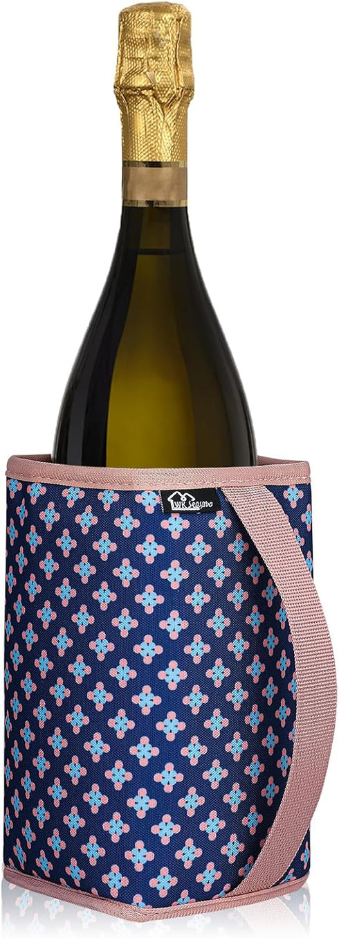 WK IEASON Standard Wine Cooler Sleeves Portable Champagne Insulator Sleeve Can Cooler Beer Cooler Cover- Keeps Wine & Champagne Chilled for Hours ...