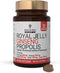 Bee and You Royal Jelly with Ginseng, Propolis Extract, 60ct, 100% Natural Superfood, Ultra Pure, Immune Support Supplement, Antioxidants, Keto, P...