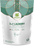 Grab Green 3-in-1 Laundry Detergent Pods, 24 Count, Vetiver Scent, Plant and Mineral Based, Superior Cleaning Power, Stain Remover, Brightens Clot...