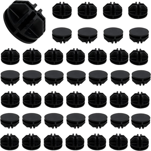 30Pcs Wire Cube Plastic Connectors Plastic Grid Cube Organizer Connector for Modular Closet Storage Organizer and Wire Shelving (Black)...