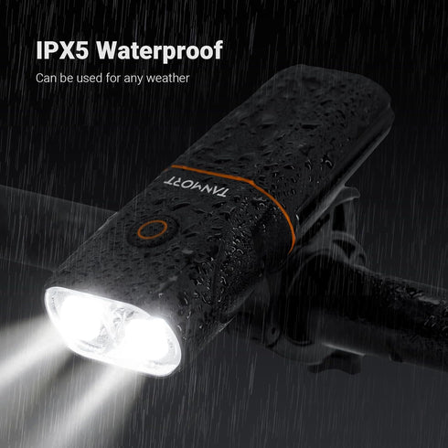 Bike Lights for Night Riding, USB Rechargeable Bike Light, Bicycle Headlight with Power Bank Function, Super Bright Mountain Bike Front Light...