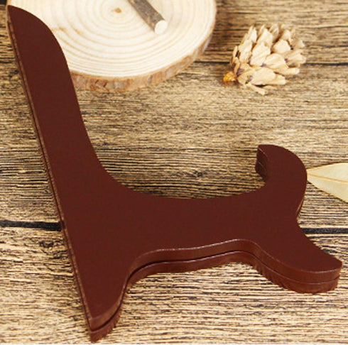 2 PCS Wood Easels Wooden Plate Stand Folding Display Stands, 5 Inch...