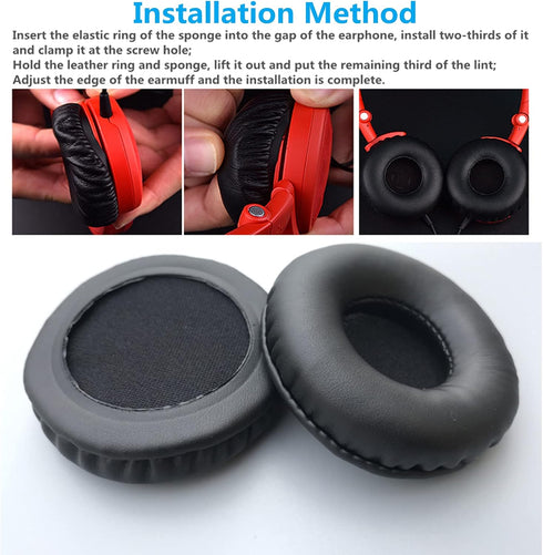 MDR NC7 Headphone Earpads Replacement Ear Pads Cushion Compatible with Philips SHB3060 Sony MDR-NC6 MDR NC6 MDR-NC8 AKG K518 K81 Noise Canceling H...